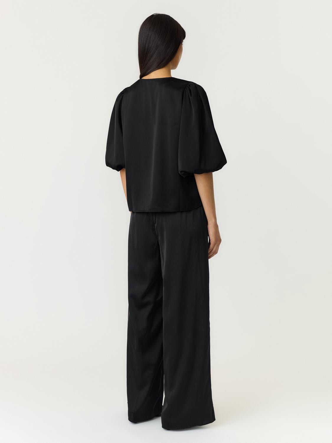 YASPELLA Top - Black - VERO MODA & VILA Bergvik